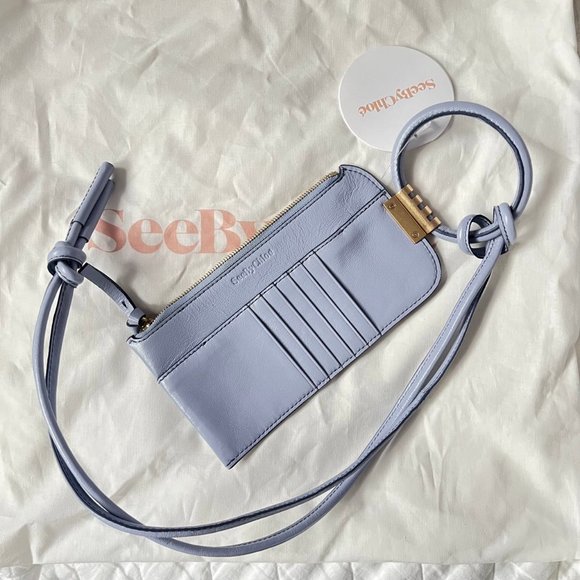 See by Chloé Eleonora Leather Phone Wallet Holder NWT - Picture 3 of 4